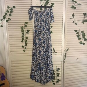 🌺Floral Off-Shoulder Maxi Dress